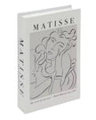 White and black Matisse storage book box by Starlight Express, designed for stylish home organization and decor.
