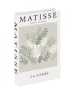 White and green Matisse storage book box by Starlight Express, stylish home decor for organizing books and accessories.