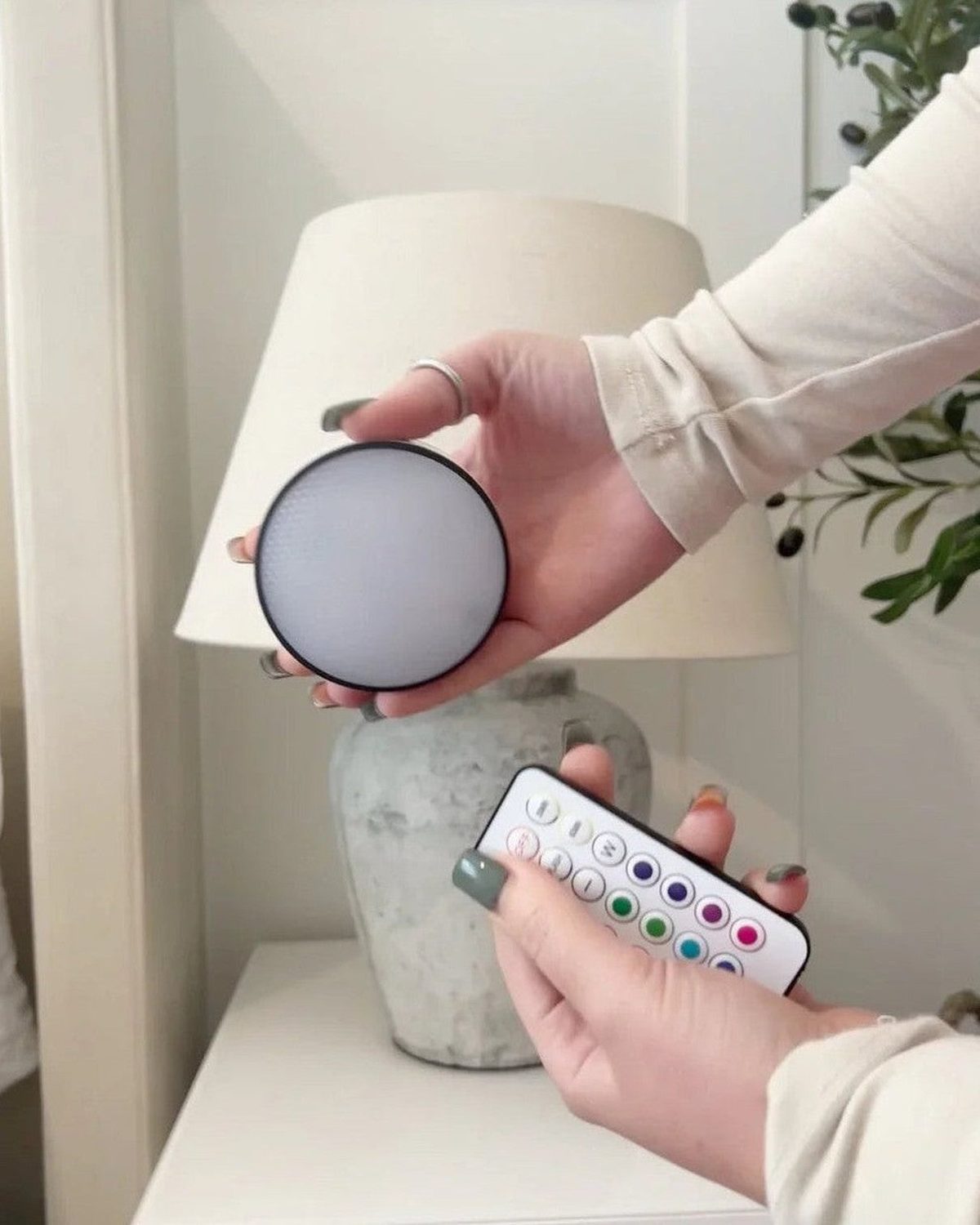 LED Puck Lighting Bulb Battery Powered - Set Of Six | Lulu Loves Home