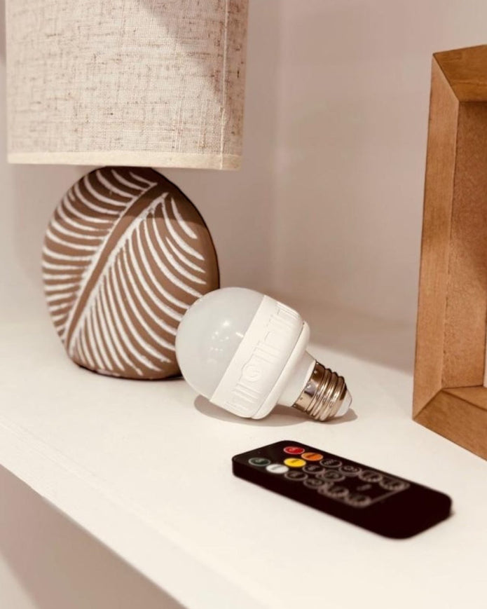 LED Screw In Lighting Bulb USB Rechargable - Set Of Two