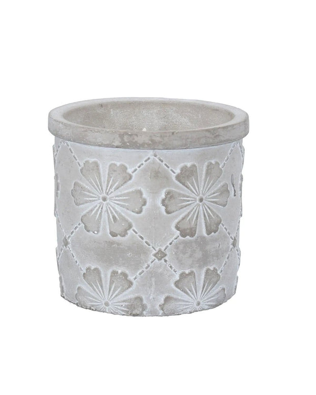 Stone Citronella Candle Floral Trellis - Small - CandlesCandles - Lulu Loves Home