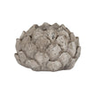 Stone concrete artichoke tealight candle holder from Hill Interiors, stylish home decor accent with detailed artichoke design.