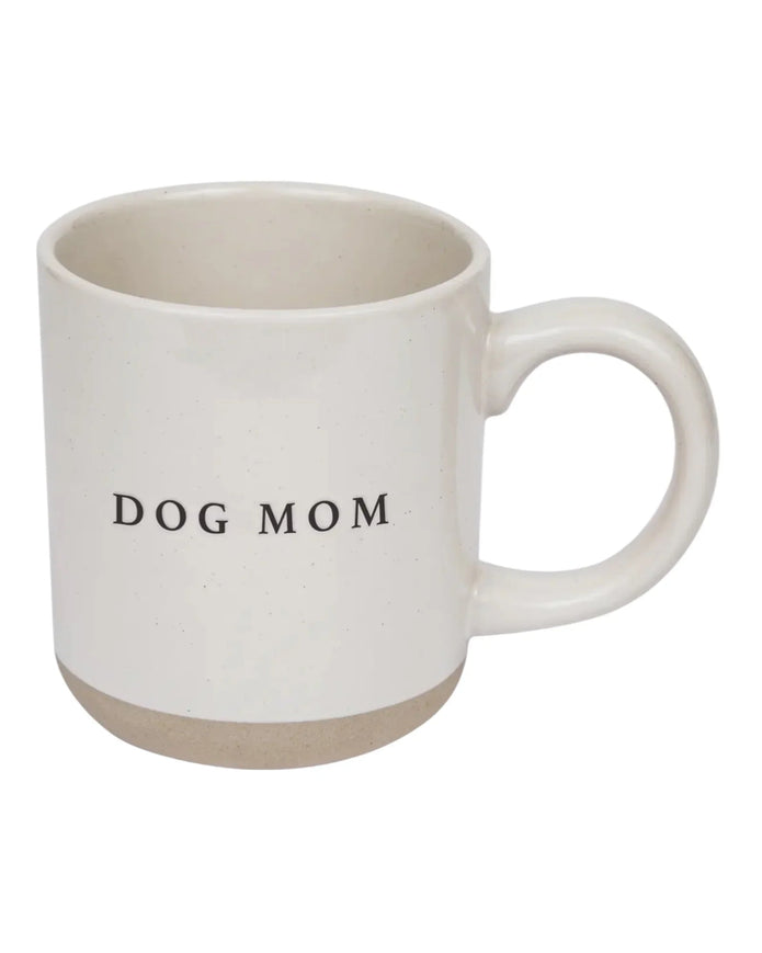Sweet Water Decor - Cream Glazed Ceramic Mug - Dog Mom - Kitchen & DiningKitchen & Dining - Lulu Loves Home
