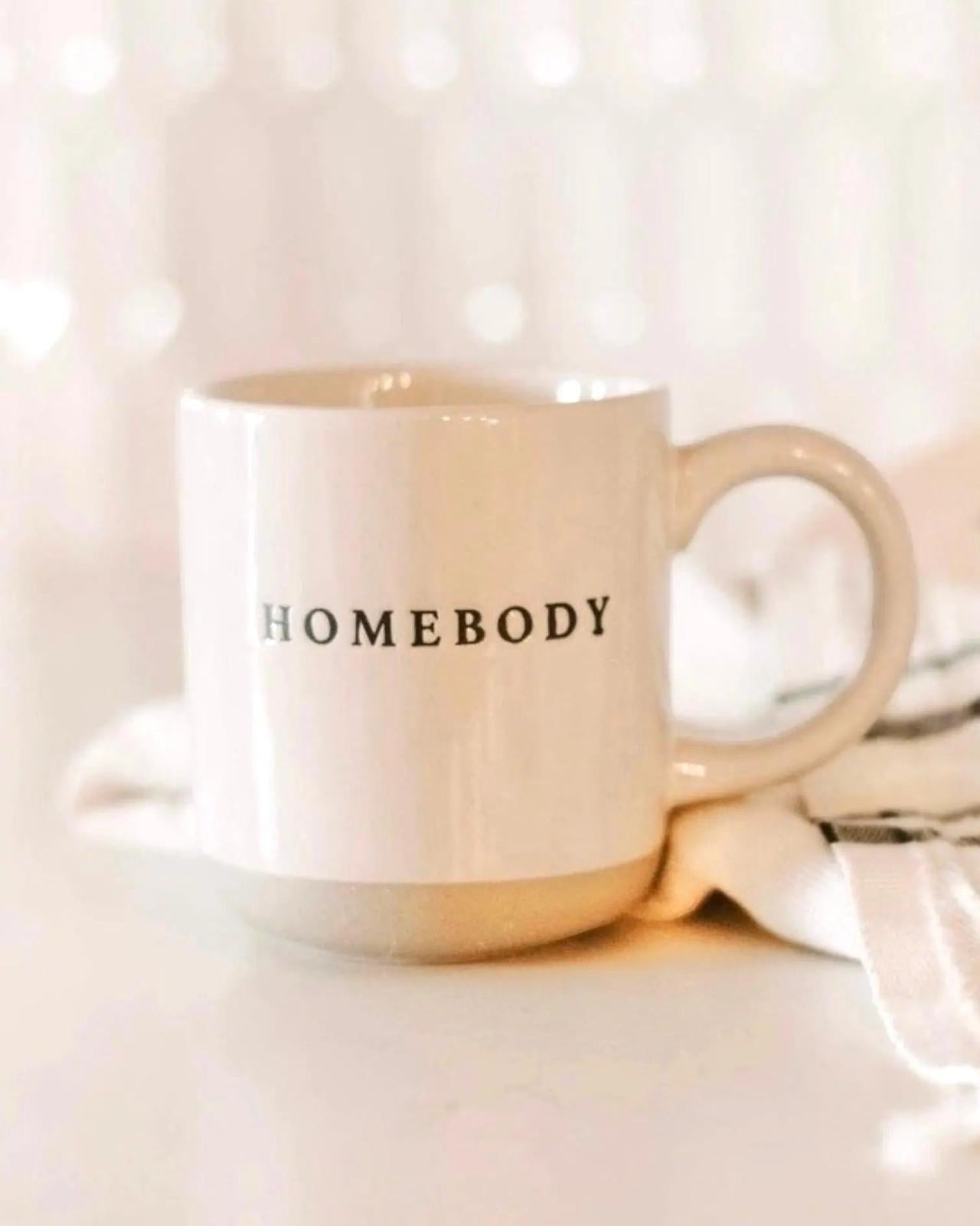 Sweet Water Decor - Cream Glazed Ceramic Mug - Homebody - Kitchen & DiningKitchen & Dining - Lulu Loves Home