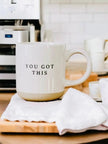 Sweet Water Decor - Cream Glazed Ceramic Mug - You Got This PRE ORDER THREE WEEK DELIVERY - Kitchen & DiningKitchen & Dining - Lulu Loves Home