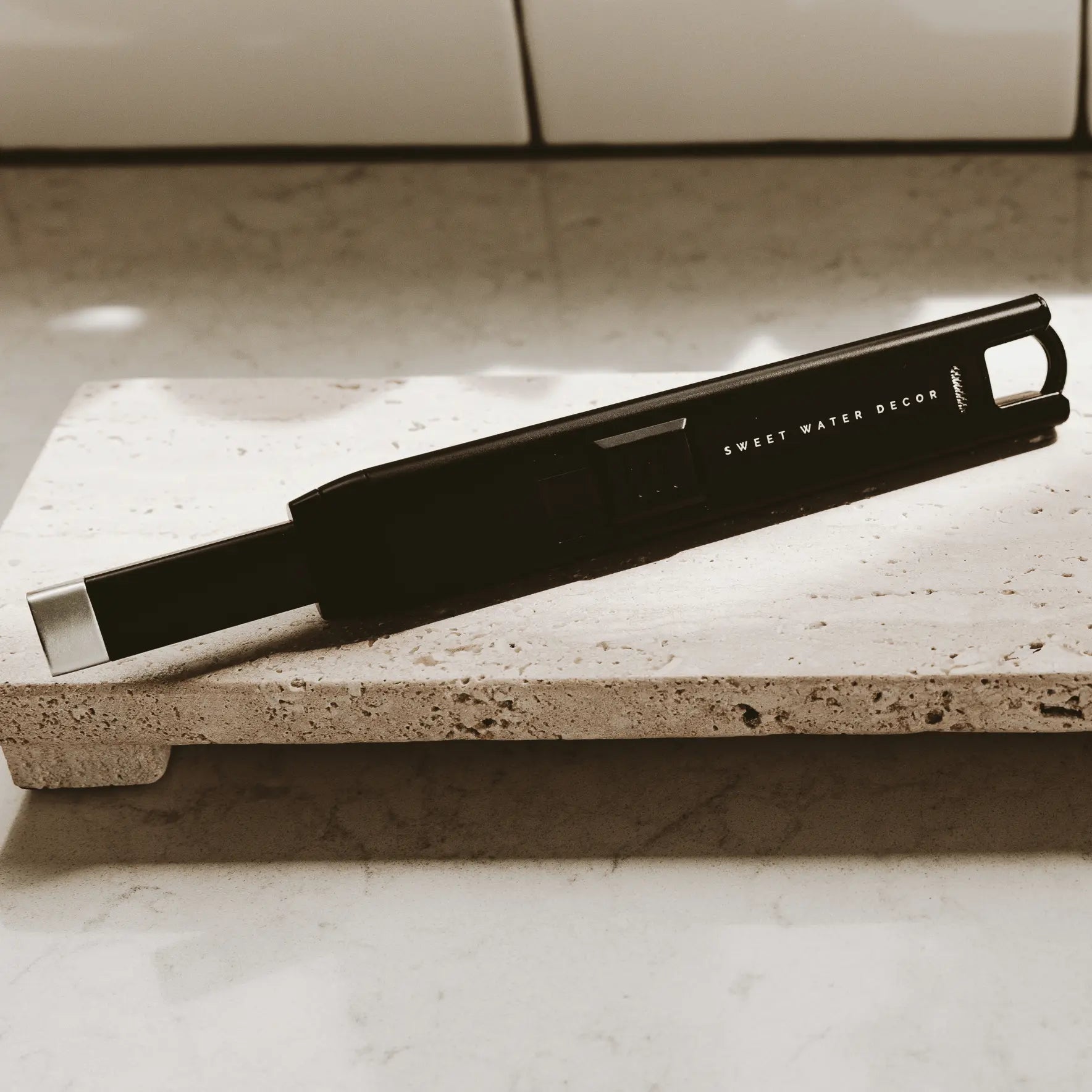 Sweet Water Decor - Electric Rechargeable Candle Lighter - Black - Home DecorHome Decor - Lulu Loves Home