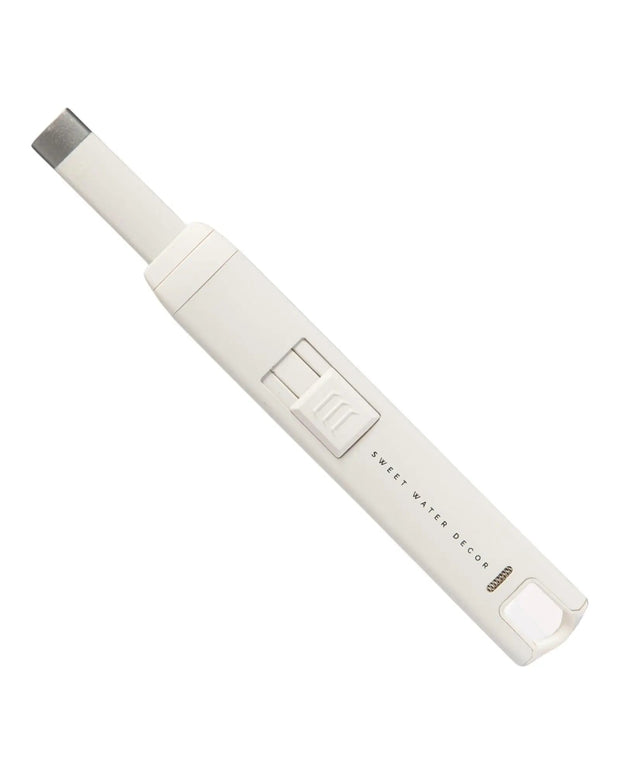 Sweet Water Decor - Electric Rechargeable Candle Lighter - White PRE ORDER THREE WEEK DELIVERY - Home DecorHome Decor - Lulu Loves Home