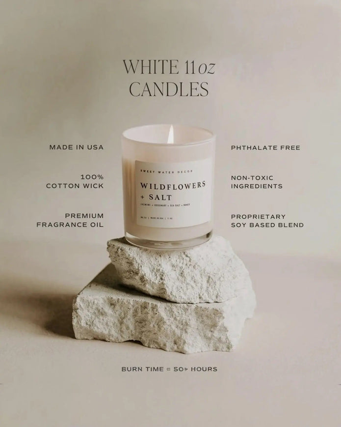 Sweet Water Decor - Lidded Glass Candle - Cashmere And Vanilla - CandlesCandles - Lulu Loves Home