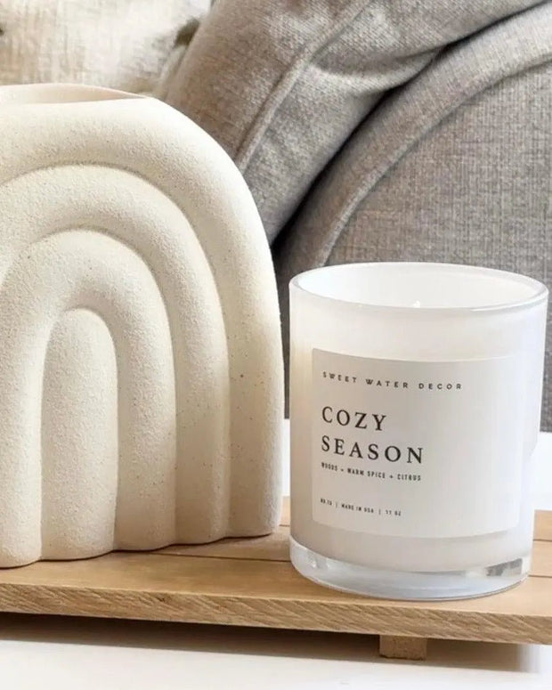 Sweet Water Decor - Lidded Glass Candle - Cozy Season - CandlesCandles - Lulu Loves Home