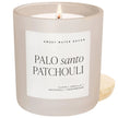 Sweet Water Decor - Natural Matte Large Glass Candle Jar - Palo Santo Patchouli PRE ORDER THREE WEEK DELIVERY - CandlesCandles - Lulu Loves Home