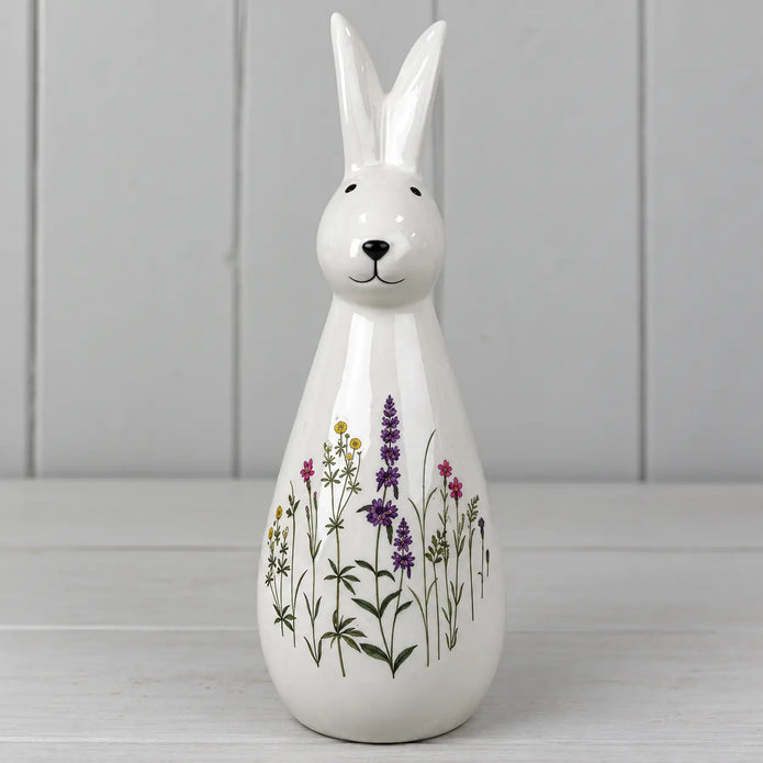 Satchville Tall Meadow Rabbit spring decoration with a tall rabbit design and meadow-inspired details