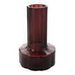 Tall Slim Burgundy Glass Vase - Home DecorHome Decor - Lulu Loves Home