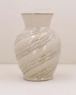 Taupe Stoneware Twist Vase - VasesVases - Lulu Loves Home