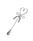 Tea Spoon Silver Heart And Bow - Kitchen & DiningKitchen & Dining - Lulu Loves Home