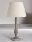 Teos Wooden Neutral Table Lamp - LightingLighting - Lulu Loves Home