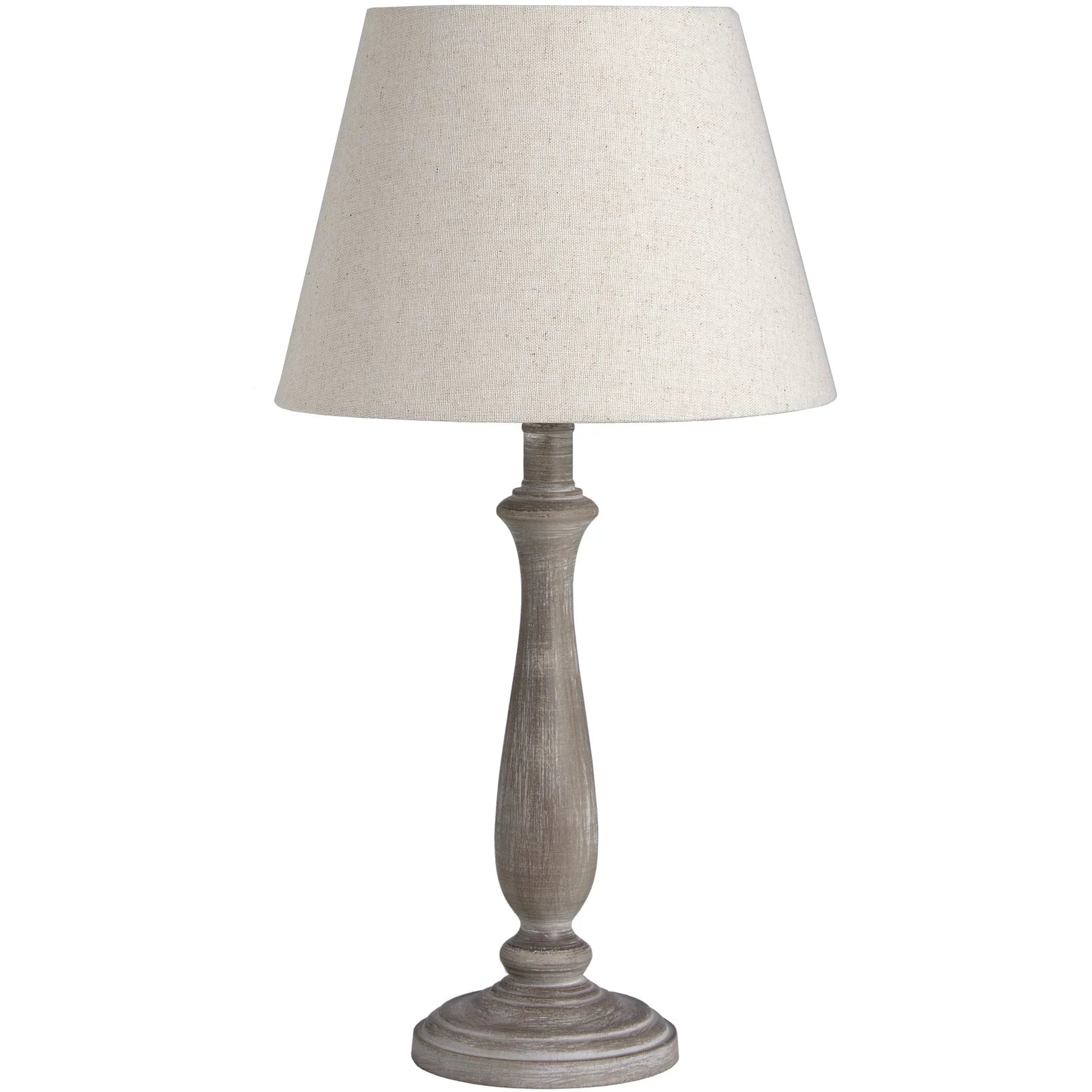 Teos Wooden Neutral Table Lamp - LightingLighting - Lulu Loves Home