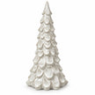 Satchville large glazed ceramic Christmas tree ornament with textured detail