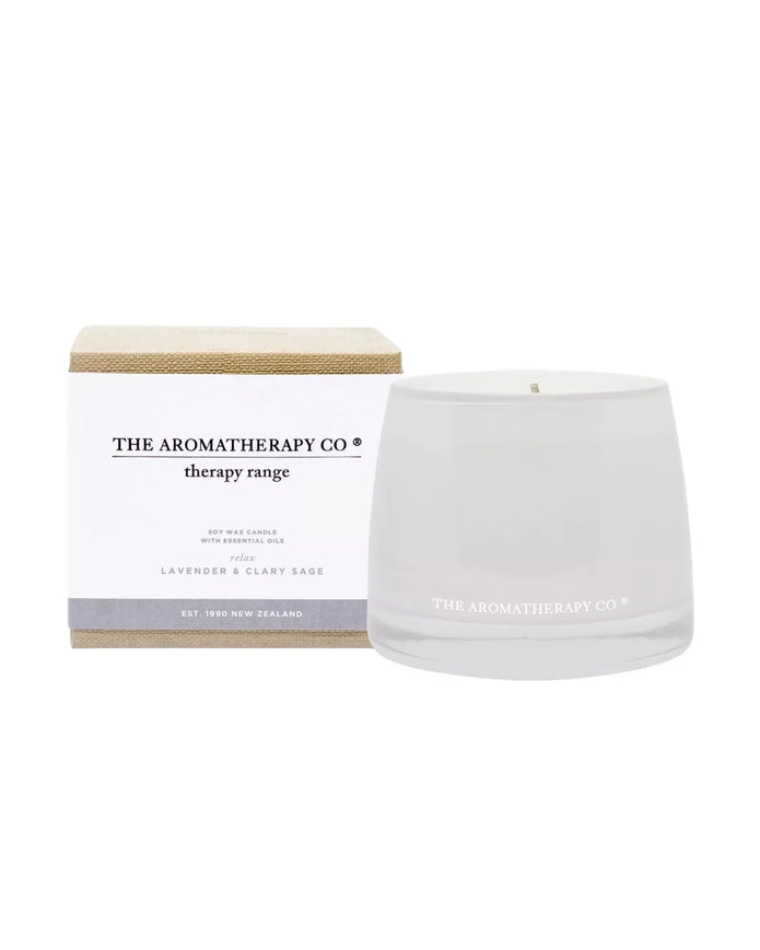 The Aromatherapy Candle Company - Relax, Lavender & Clary Sage - CandlesCandles - Lulu Loves Home