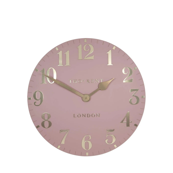 Thomas Kent 12" Arabic Wall Clock Blush Pink - ClocksClocks - Lulu Loves Home