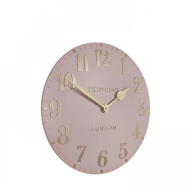 Thomas Kent 12" Arabic Wall Clock Blush Pink - ClocksClocks - Lulu Loves Home