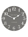 Thomas Kent 12” Arabic Wall Clock Dolphin Grey - PRE ORDER FOUR WEEK DELIVERY - ClocksClocks - Lulu Loves Home