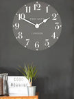Thomas Kent 12” Arabic Wall Clock Dolphin Grey - PRE ORDER FOUR WEEK DELIVERY - ClocksClocks - Lulu Loves Home