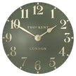 Thomas Kent 12” Arabic Wall Clock Lichen Green - PRE ORDER FOUR WEEK DELIVERY - ClocksClocks - Lulu Loves Home