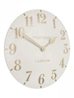 Thomas Kent 12” Arabic Wall Clock Oatmeal White - ClocksClocks - Lulu Loves Home