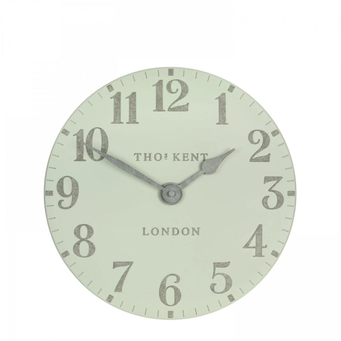 Thomas Kent 12” Arabic Wall Clock Pearl Green - PRE ORDER FOUR WEEK DELIVERY - ClocksClocks - Lulu Loves Home