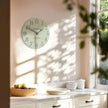 Thomas Kent 12” Arabic Wall Clock Pearl Green - PRE ORDER FOUR WEEK DELIVERY - ClocksClocks - Lulu Loves Home