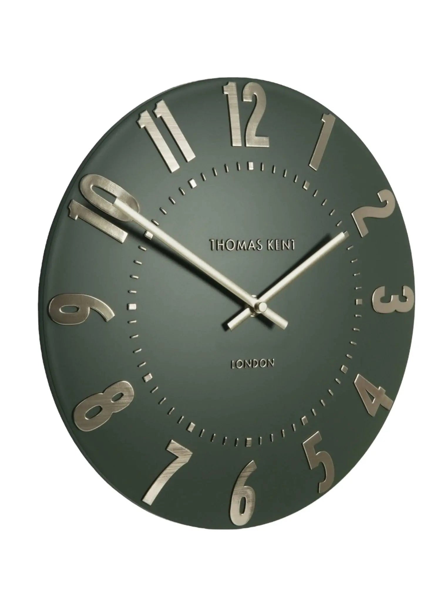 Thomas Kent 12” Mulberry Wall Clock Olive Green - PRE ORDER FOUR WEEK DELIVERY - ClocksClocks - Lulu Loves Home