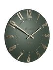 Thomas Kent 12” Mulberry Wall Clock Olive Green - PRE ORDER FOUR WEEK DELIVERY - ClocksClocks - Lulu Loves Home