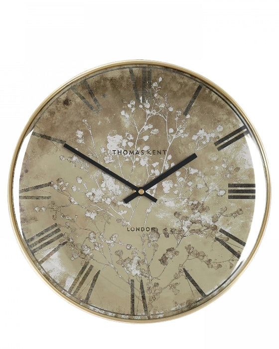 Thomas Kent 14" Roma Wall Clock Gold - ClocksClocks - Lulu Loves Home