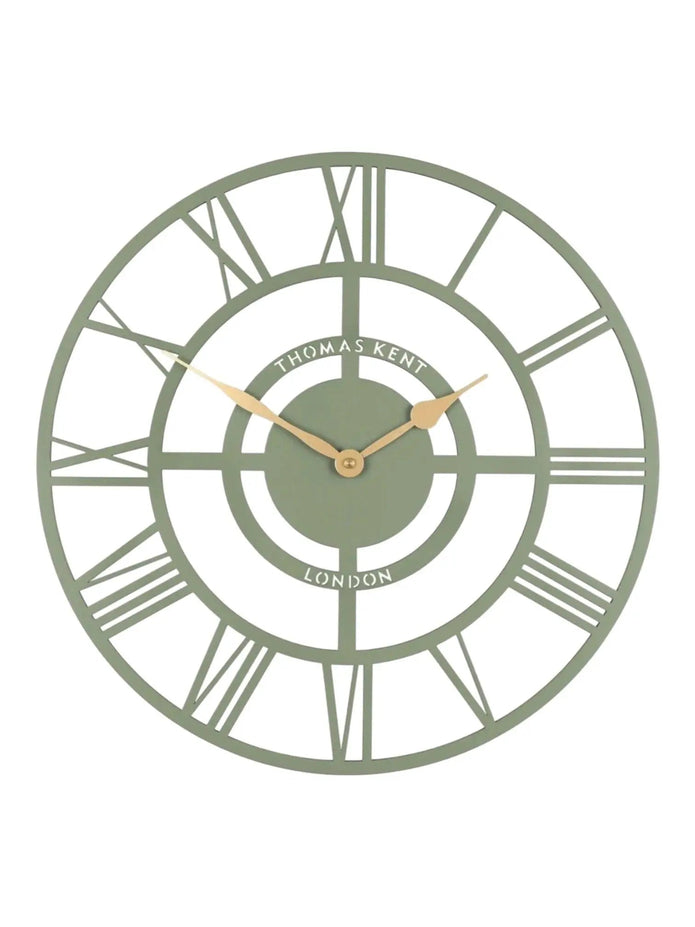 Thomas Kent 16" Bright Star Wall Clock Olive Green - ClocksClocks - Lulu Loves Home