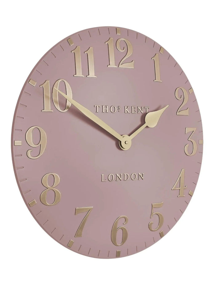 Thomas Kent 20” Arabic Wall Clock Blush Pink - PRE ORDER FOUR WEEK DELIVERY - ClocksClocks - Lulu Loves Home