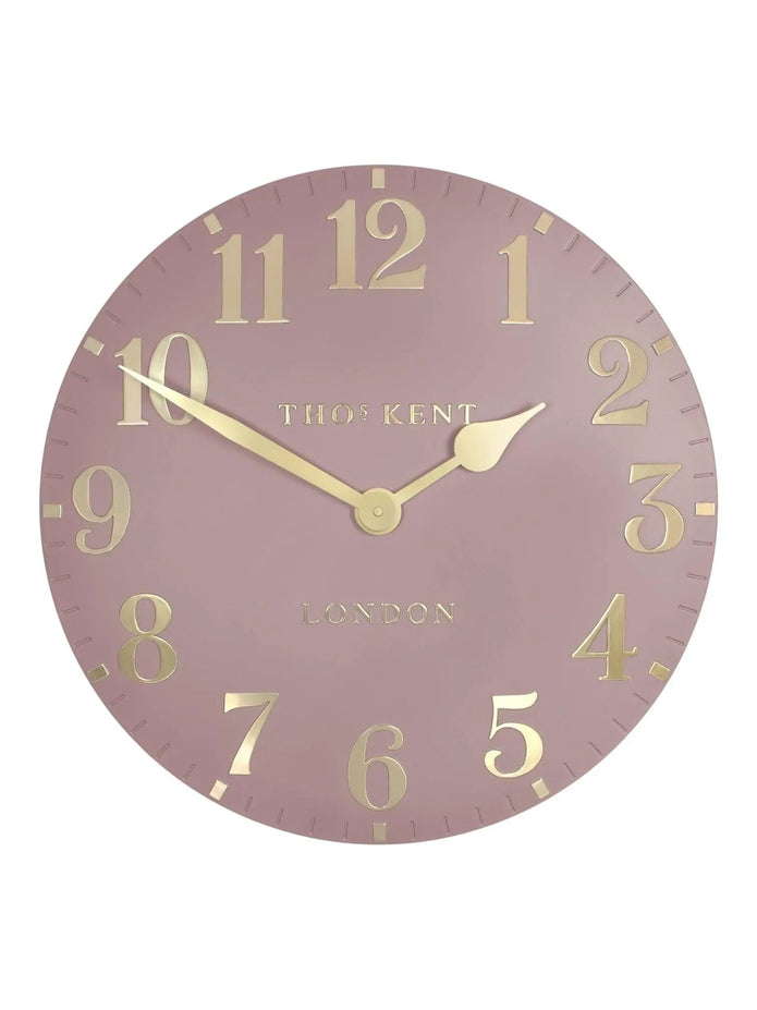Thomas Kent 20” Arabic Wall Clock Blush Pink - PRE ORDER FOUR WEEK DELIVERY - ClocksClocks - Lulu Loves Home