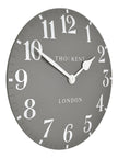 Thomas Kent 20” Arabic Wall Clock Dolphin Grey - PRE ORDER FOUR WEEK DELIVERY - ClocksClocks - Lulu Loves Home