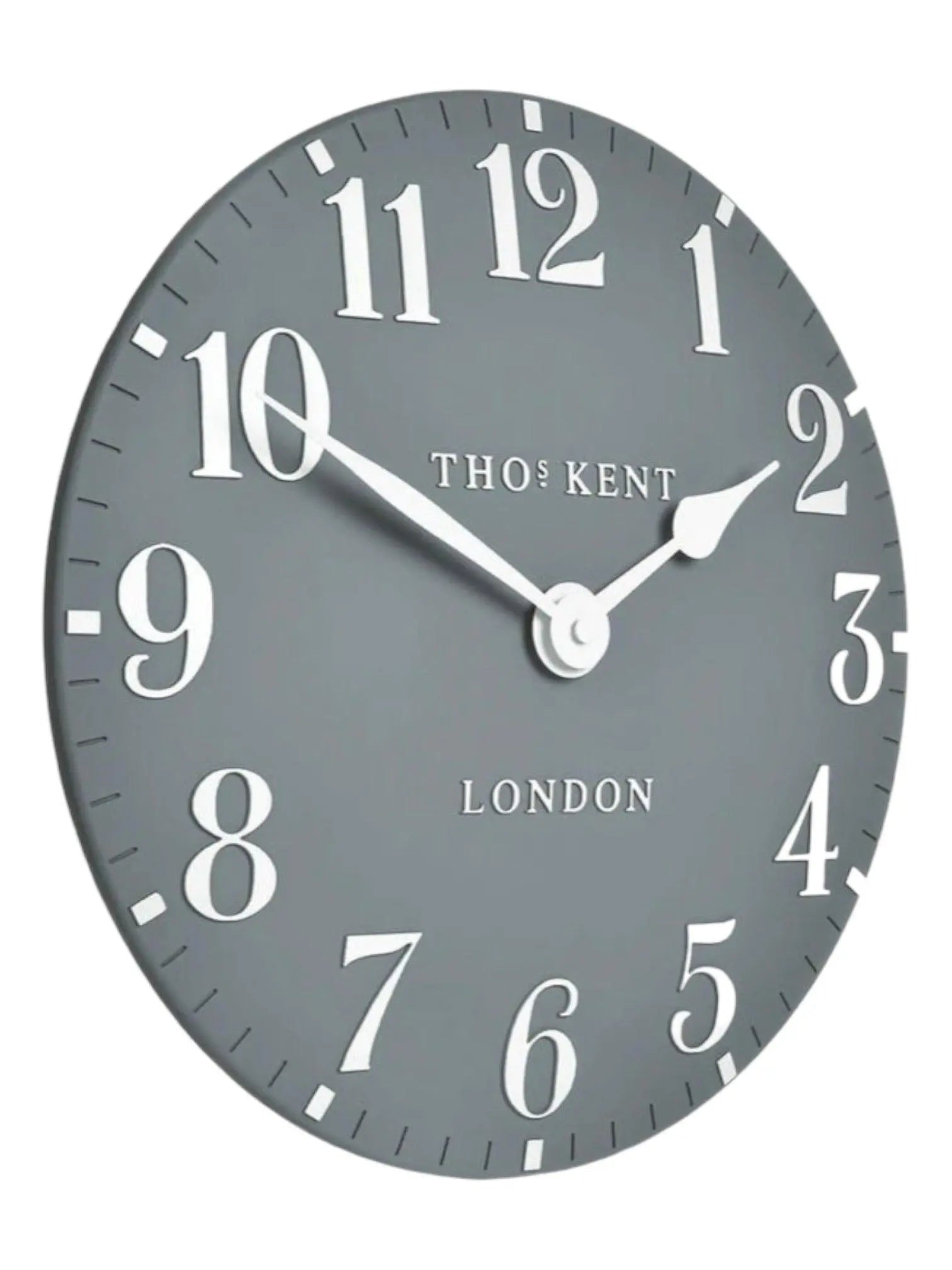 Thomas Kent 20” Arabic Wall Clock Flax Blue - ClocksClocks - Lulu Loves Home