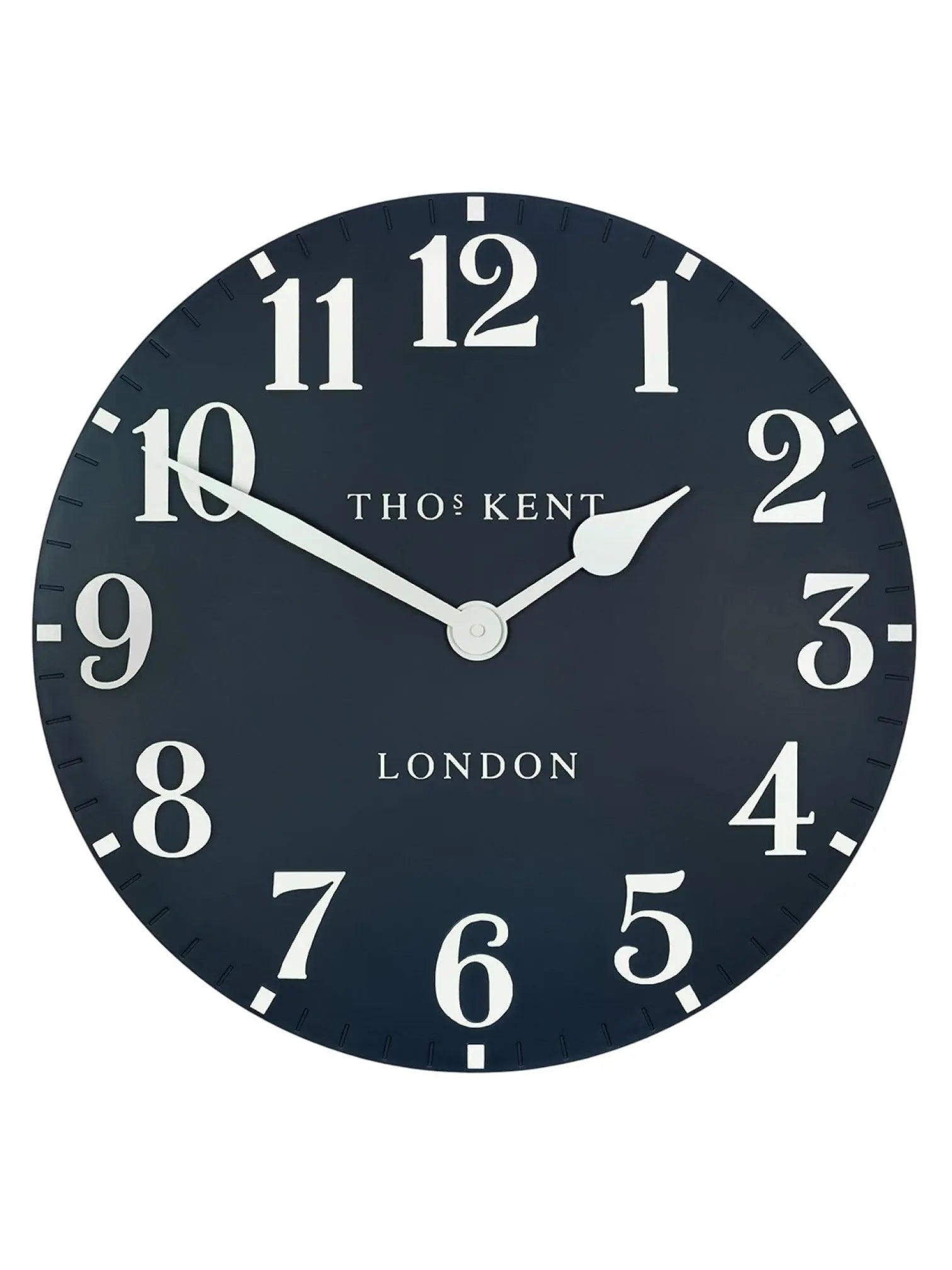 Thomas Kent 20” Arabic Wall Clock Ink Blue - ClocksClocks - Lulu Loves Home