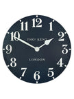 Thomas Kent 20” Arabic Wall Clock Ink Blue - ClocksClocks - Lulu Loves Home