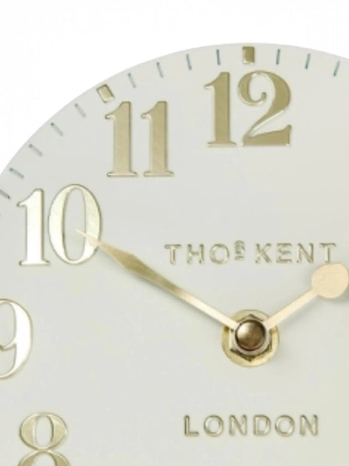 Thomas Kent 20” Arabic Wall Clock Oatmeal White - ClocksClocks - Lulu Loves Home