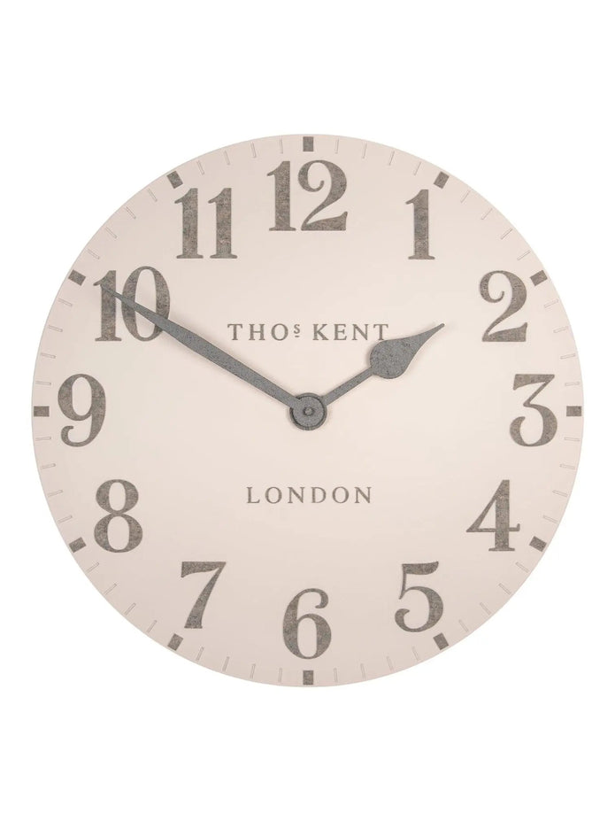 Thomas Kent 20” Arabic Wall Clock Shy Pink - PRE ORDER FOUR WEEK DELIVERY - ClocksClocks - Lulu Loves Home