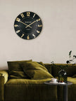 Thomas Kent 20” Mulberry Wall Clock Black Noir - ClocksClocks - Lulu Loves Home