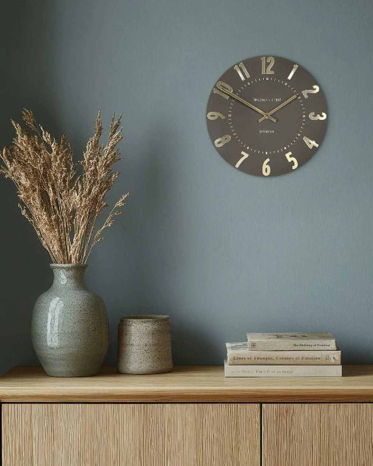 Thomas Kent 20” Mulberry Wall Clock Espresso Brown - ClocksClocks - Lulu Loves Home