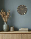Thomas Kent 20” Mulberry Wall Clock Espresso Brown - ClocksClocks - Lulu Loves Home