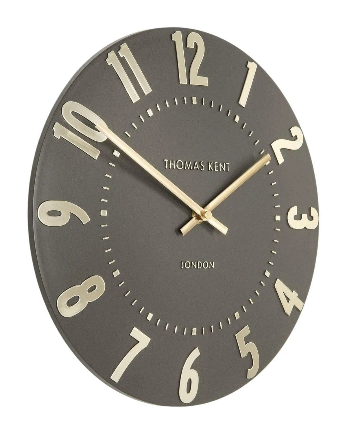 Thomas Kent 20” Mulberry Wall Clock Espresso Brown - ClocksClocks - Lulu Loves Home