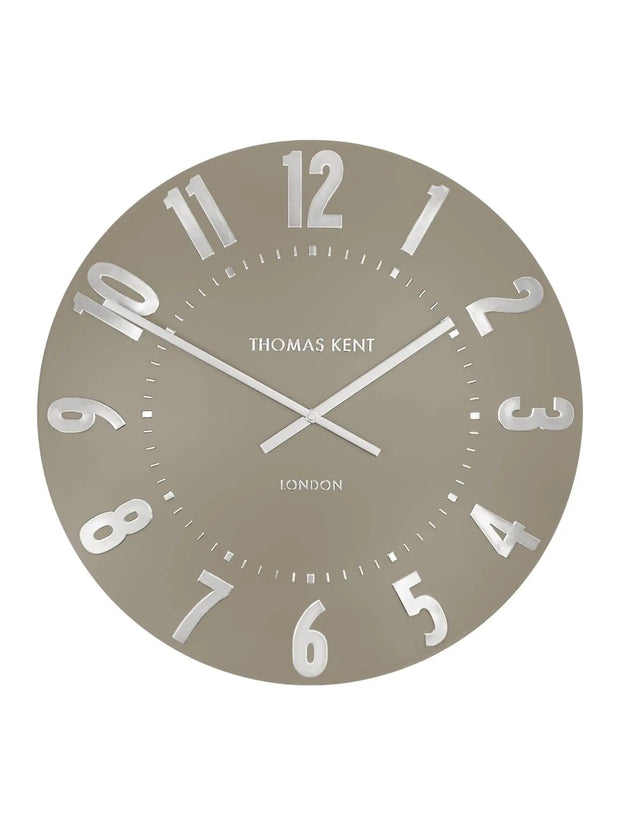 Thomas Kent 20” Mulberry Wall Clock Mocha Taupe - ClocksClocks - Lulu Loves Home