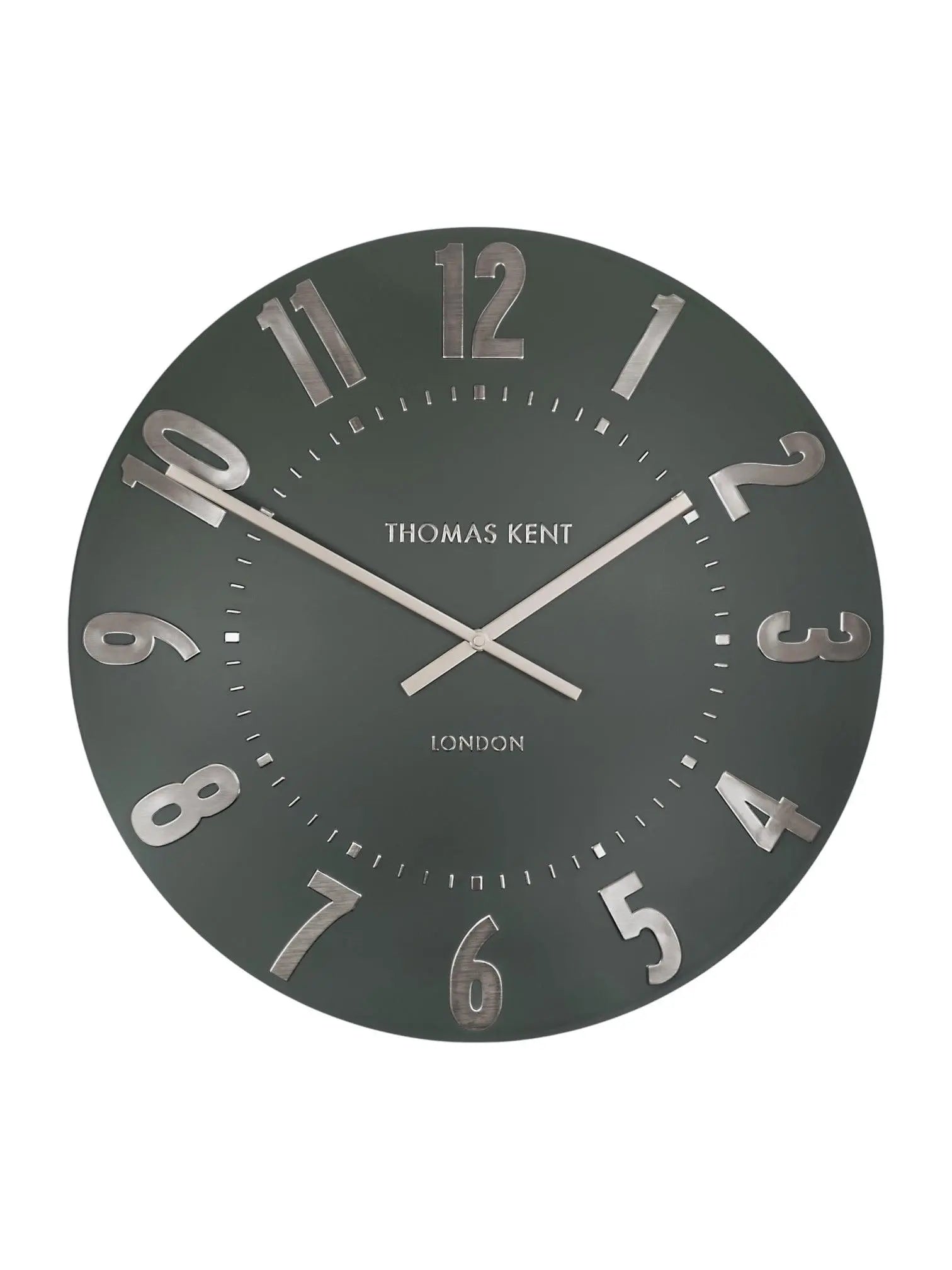 Thomas Kent 20” Mulberry Wall Clock Olive Green - PRE ORDER FOUR WEEK DELIVERY - ClocksClocks - Lulu Loves Home