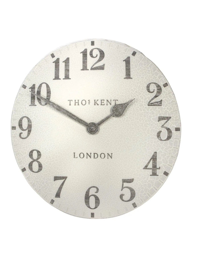 Thomas Kent 20" Outdoor Wall Clock Arabic Crackle - PRE ORDER FOUR WEEK DELIVERY - ClocksClocks - Lulu Loves Home