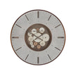 Thomas Kent 21-inch Clocksmith Wall Clock with bronze cog design by Gallery Direct, showcasing a vintage-inspired clock face.